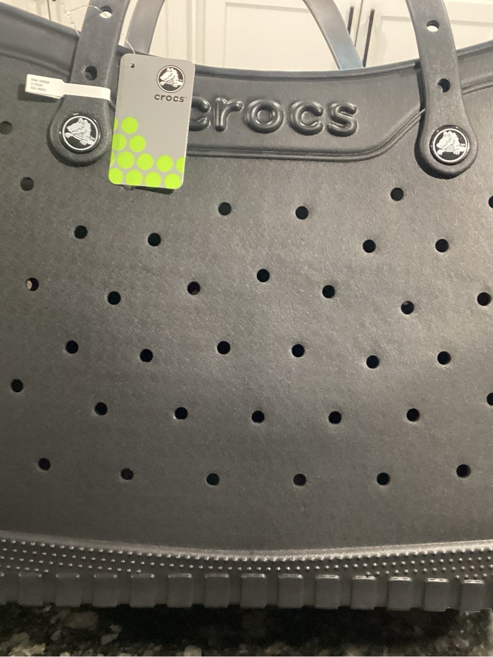 CROCS Black Perforated Tote - Picture 4 of 5
